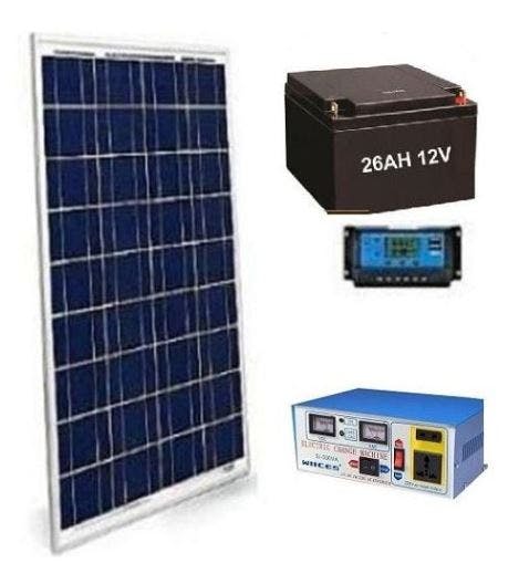 WIICES 500W Home Solar System For TV, Laptop, And Lights